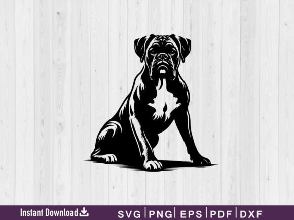 Boxer Dog SVG for Real Projects