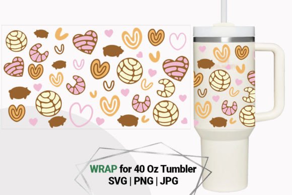 Cafecito Y Chisme Wrap for 40 Oz Tumbler