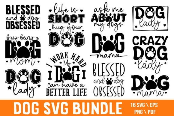 Embroidery Design Review: Dog SVG Bundle, Dog Quotes Bundle