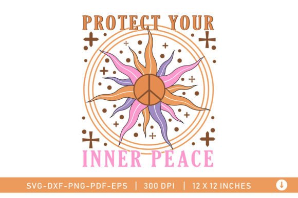 Protect Your Inner Peace, Celestial SVG