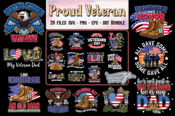 Proud Veteran SVG Bundle