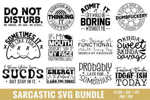 Sarcastic SVG Bundle