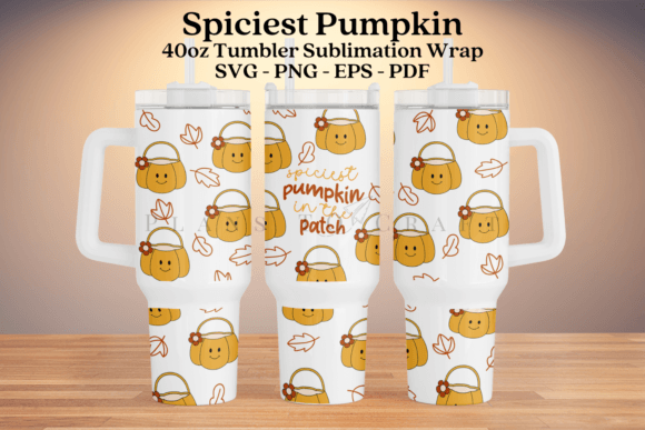 Spiciest Pumpkin 40oz Tumbler Wrap